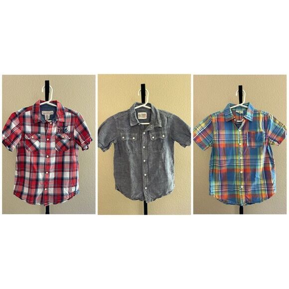 Mixed Brands Boy 3 pc Tops Bundle: Size 5-7 - Picture 1 of 13